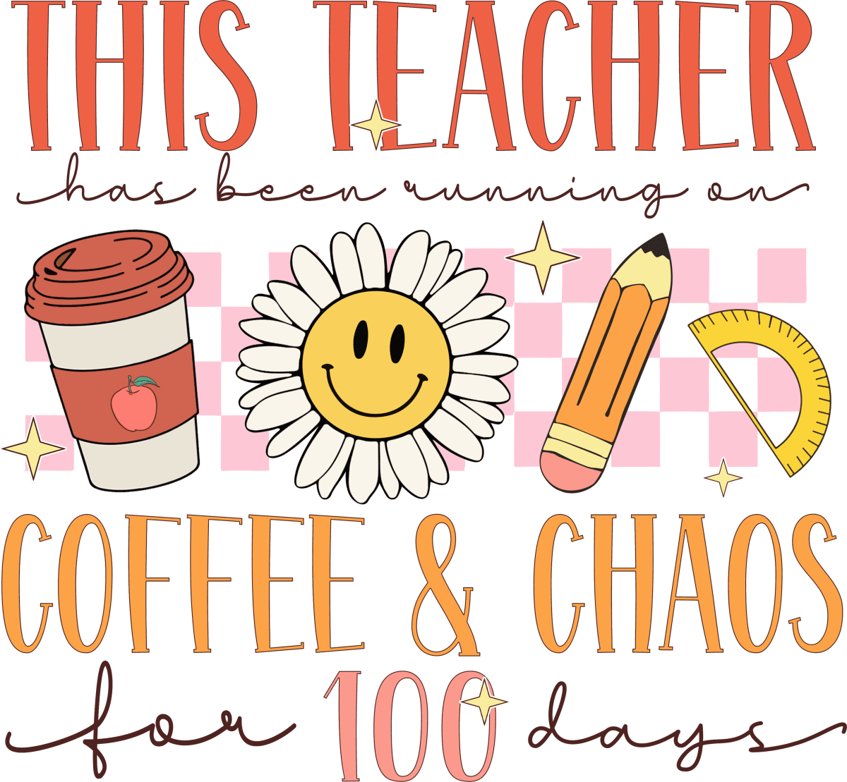 100 Days of Success - Ready to Press DTF Transfers - Buy Bulk DTF