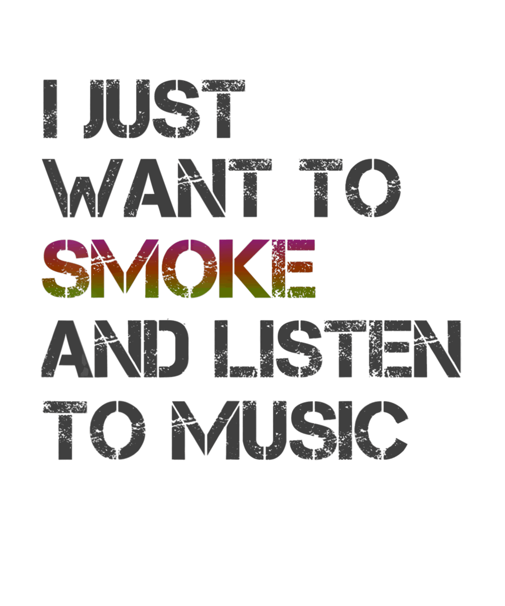 420 Smoke and Listen to Music Ready To Press DTF Transfer - Buy Bulk DTF