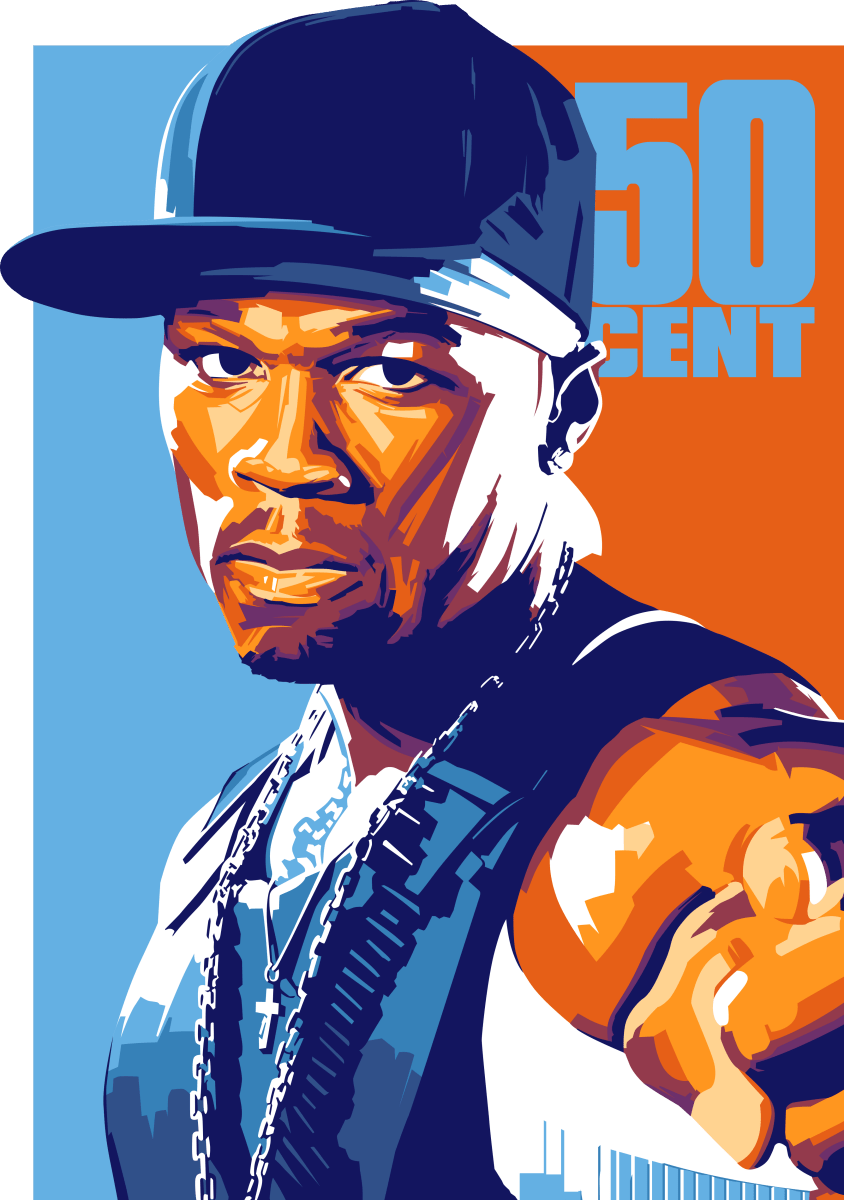 50 Cent - Pop Art - Ready To Press DTF Transfers - Buy Bulk DTF