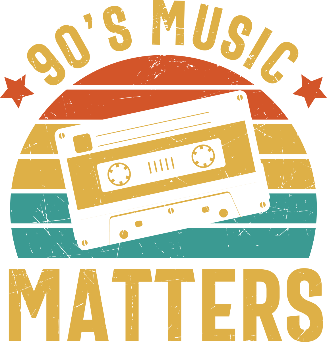 90s Music Matters - Ready To Press DTF Transfer - Buy Bulk DTF