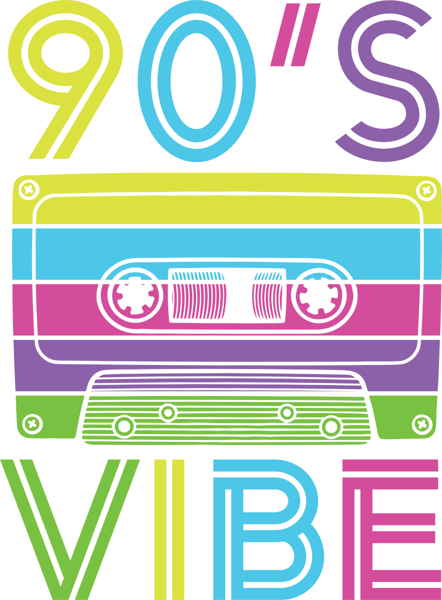 90s Vibe - Ready To Press DTF Transfer - Buy Bulk DTF