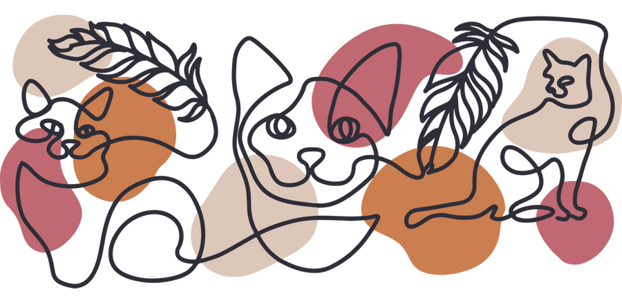 Abstract Cat UV DTF Libbey Glass Wrap - Buy Bulk DTF