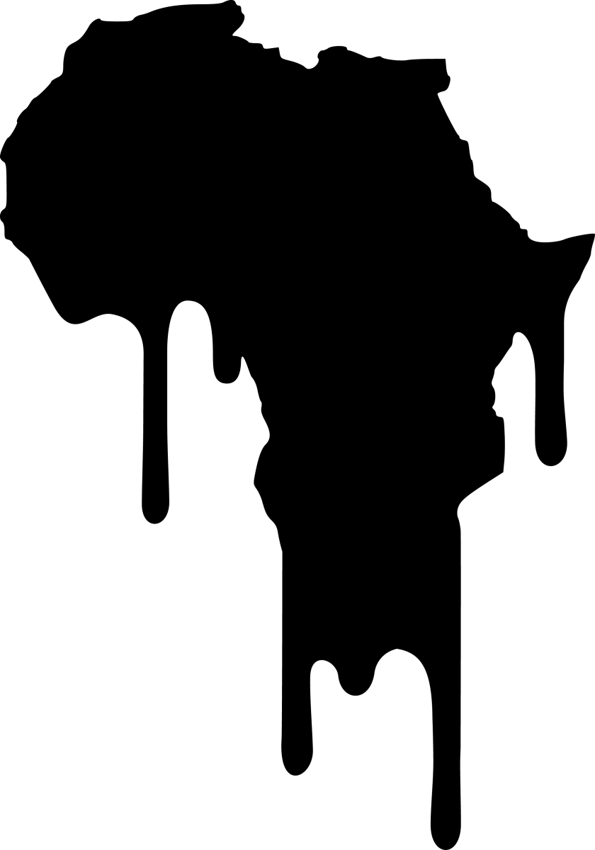 Africa Continent Drip Ready To Press DTF Transfer - Buy Bulk DTF