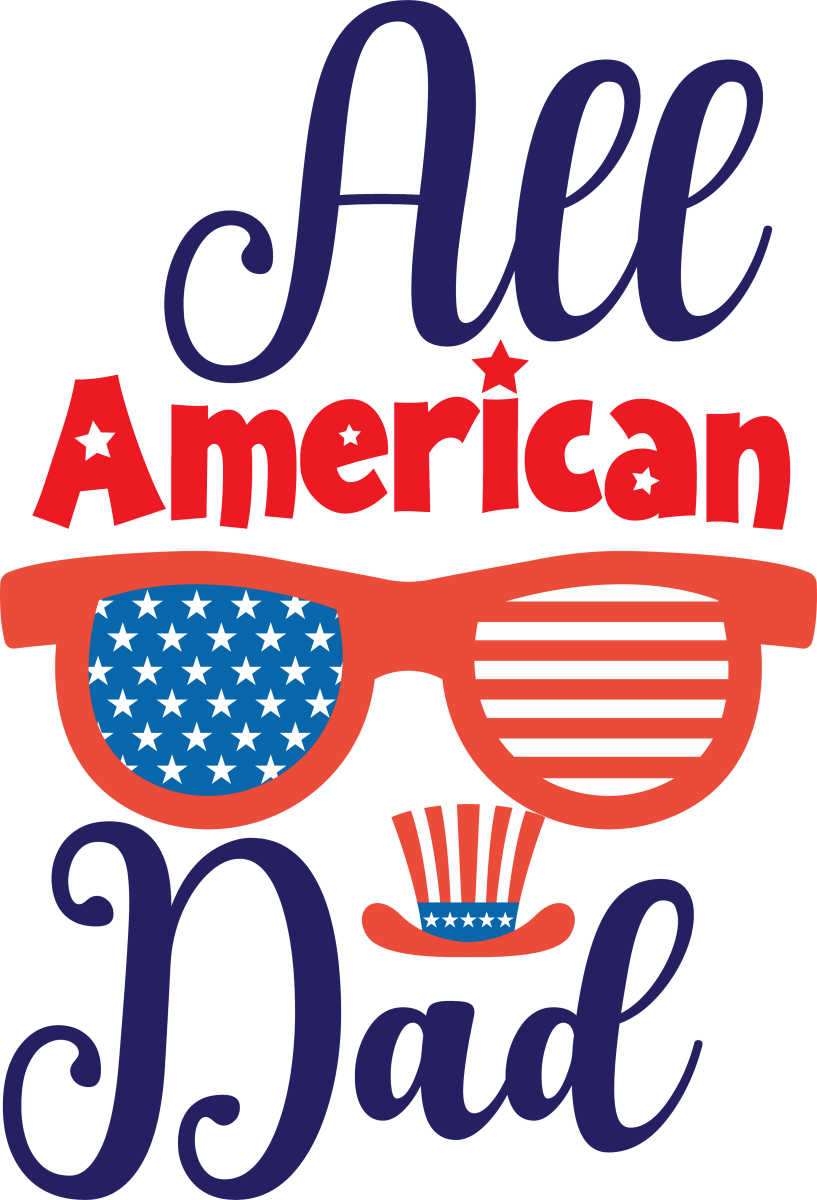 All American Dad - 1048 Ready to Press DTF Transfer - Buy Bulk DTF