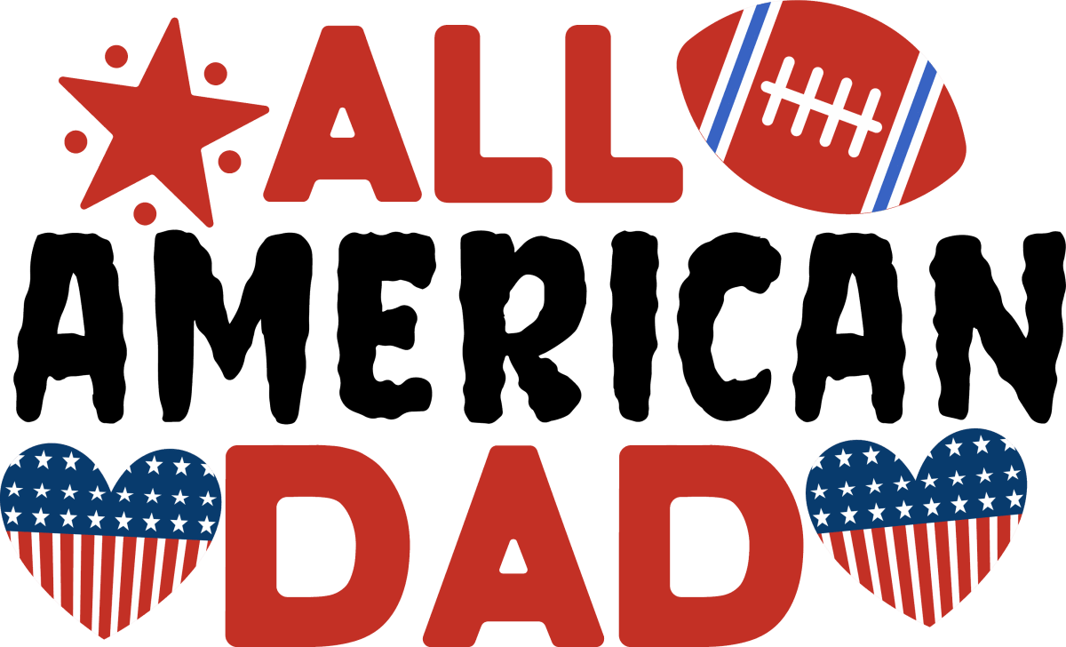 All American Dad - 1049 Ready to Press DTF Transfer - Buy Bulk DTF
