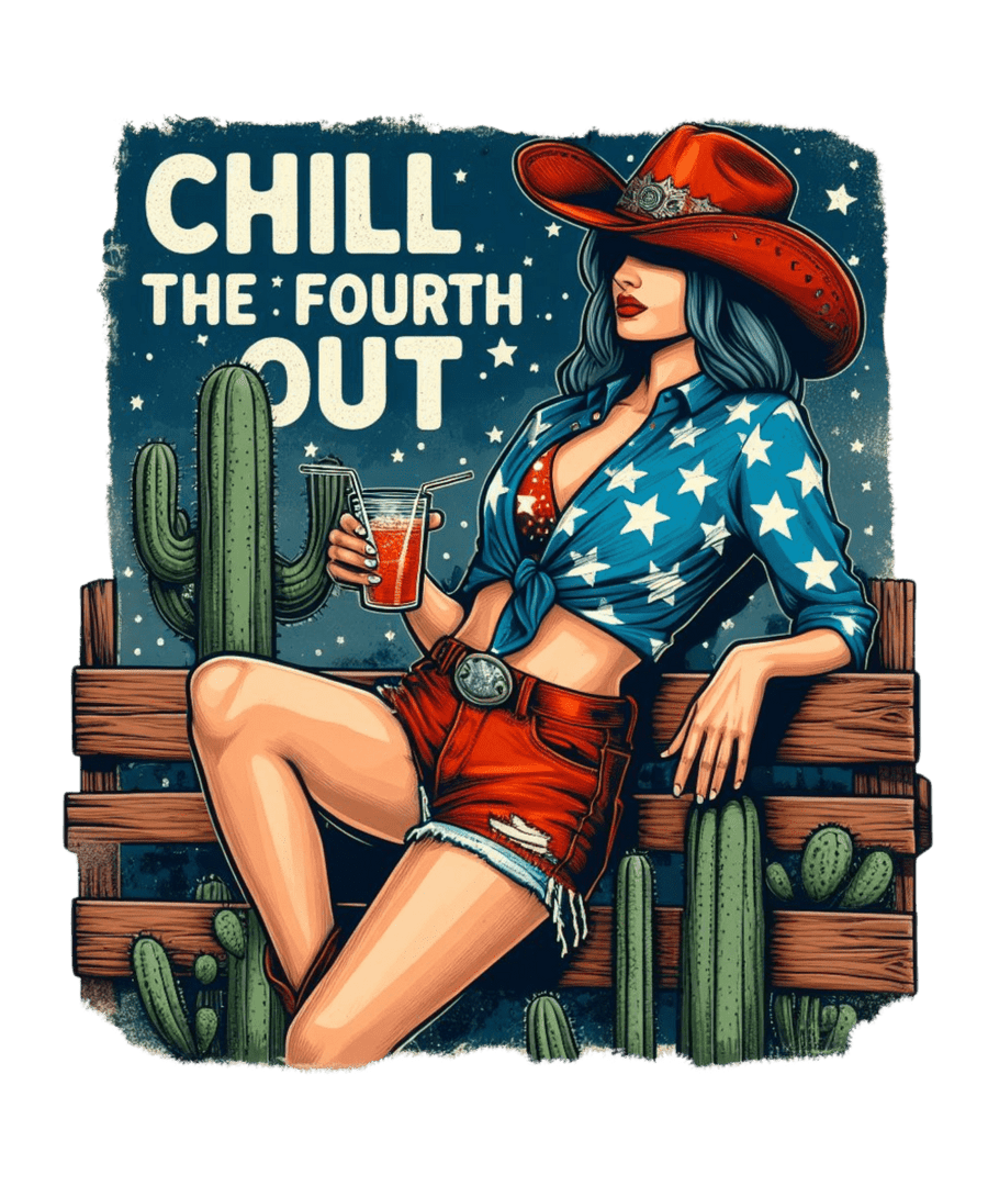 All American Girl - Ready To Print DTF Transfers - Buy Bulk DTF