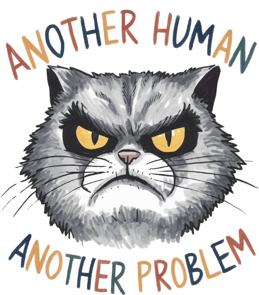 Another Human Another Problem - Ready To Press DTF Transfers - Buy Bulk DTF