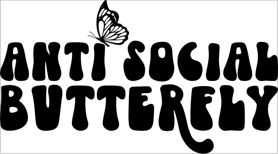 AntiSocial Butterfly - Ready To Press DTF Transfer - Buy Bulk DTF