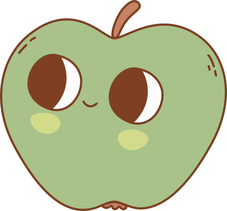 Apple - Big - Green - Ready To Press DTF Transfer - Buy Bulk DTF
