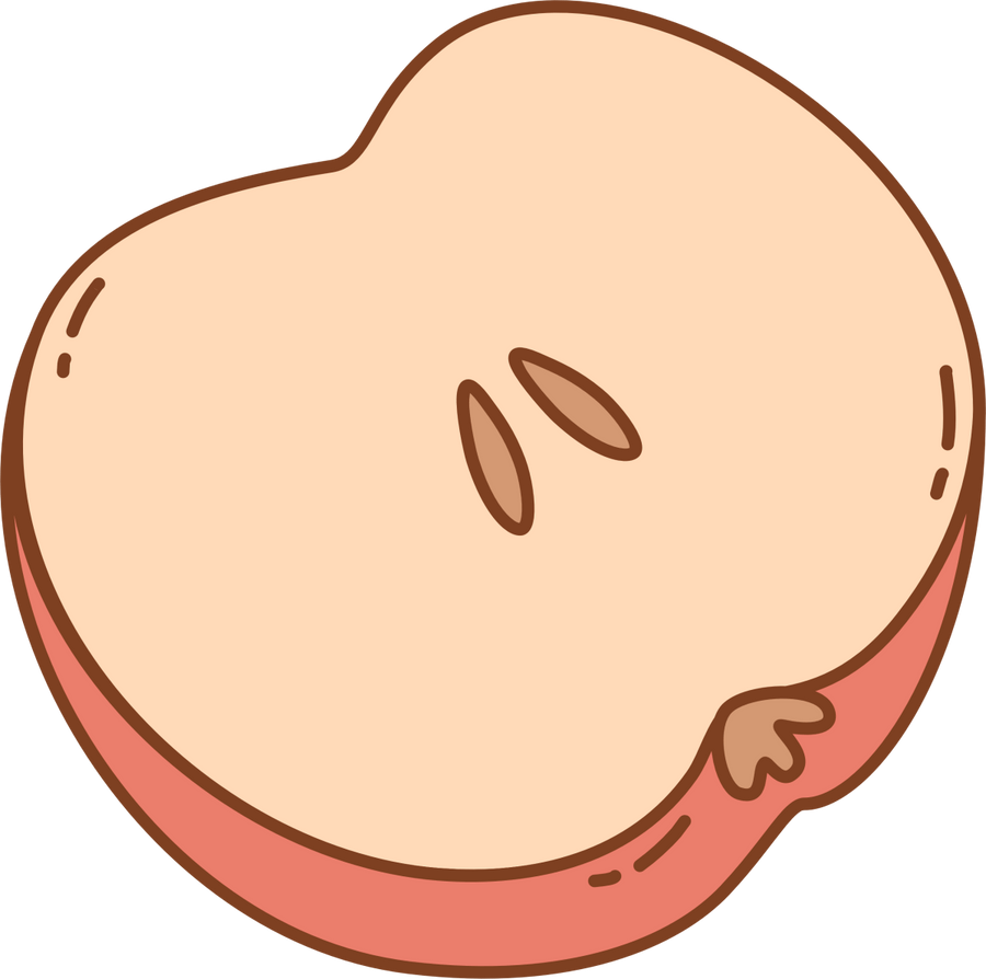 Apple - Half - 02 - Ready To Press DTF Transfer - Buy Bulk DTF