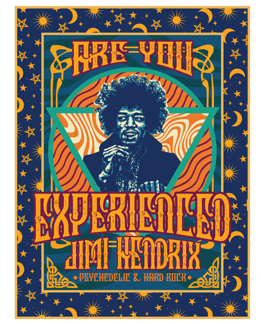 Are You Experienced Psychedelic - Ready To Press DTF Transfer - Buy Bulk DTF