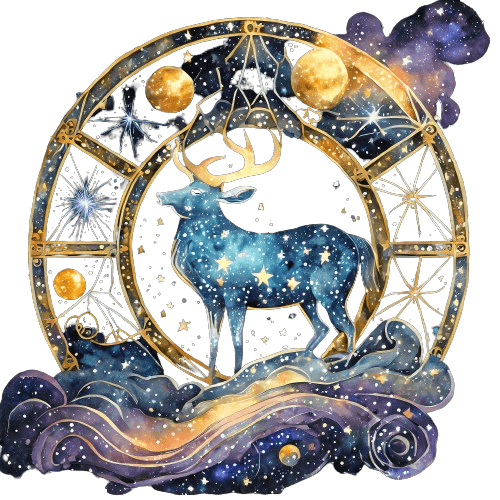 Astrology Cosmic Clip - Ready To Press DTF Transfers - Buy Bulk DTF