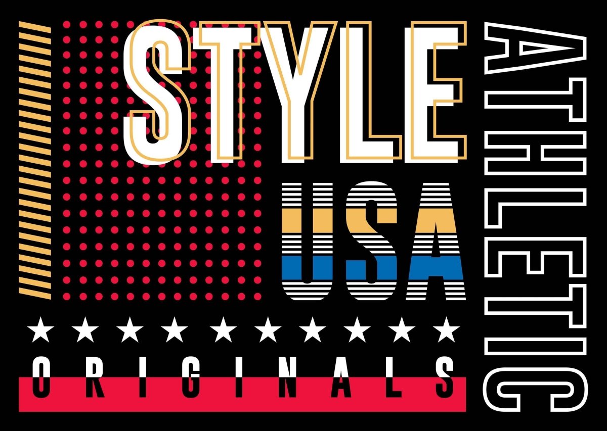 Athletic Style USA Originals - Ready To Press DTF Transfer - Buy Bulk DTF