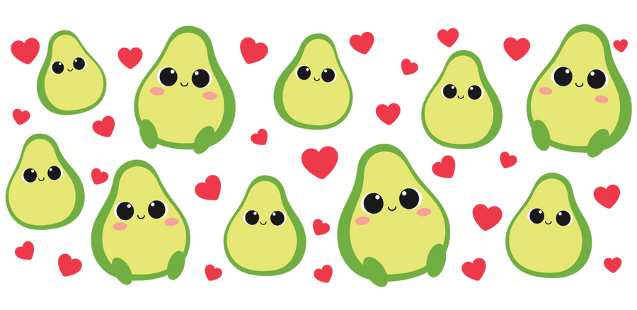 Avocado - UV DTF Libbey Glass Wrap - Buy Bulk DTF