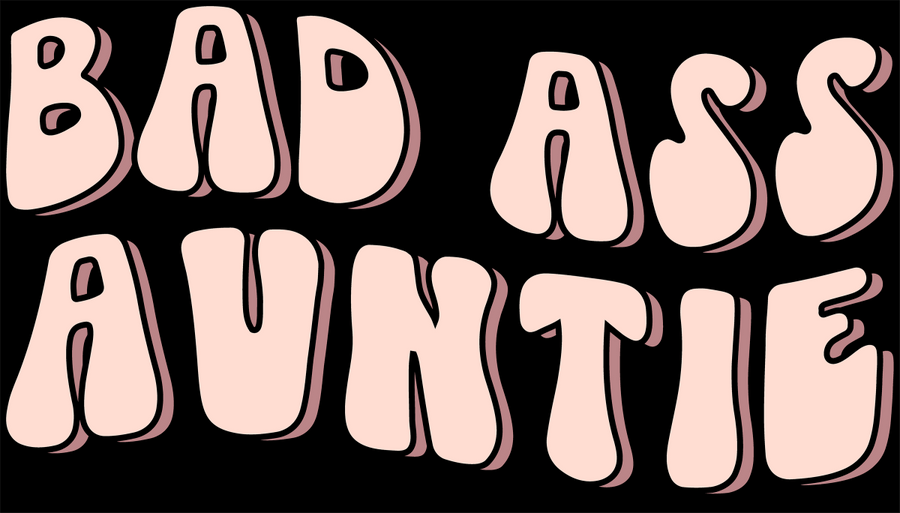 Bad Ass Auntie - Ready To Press DTF Transfer - Buy Bulk DTF