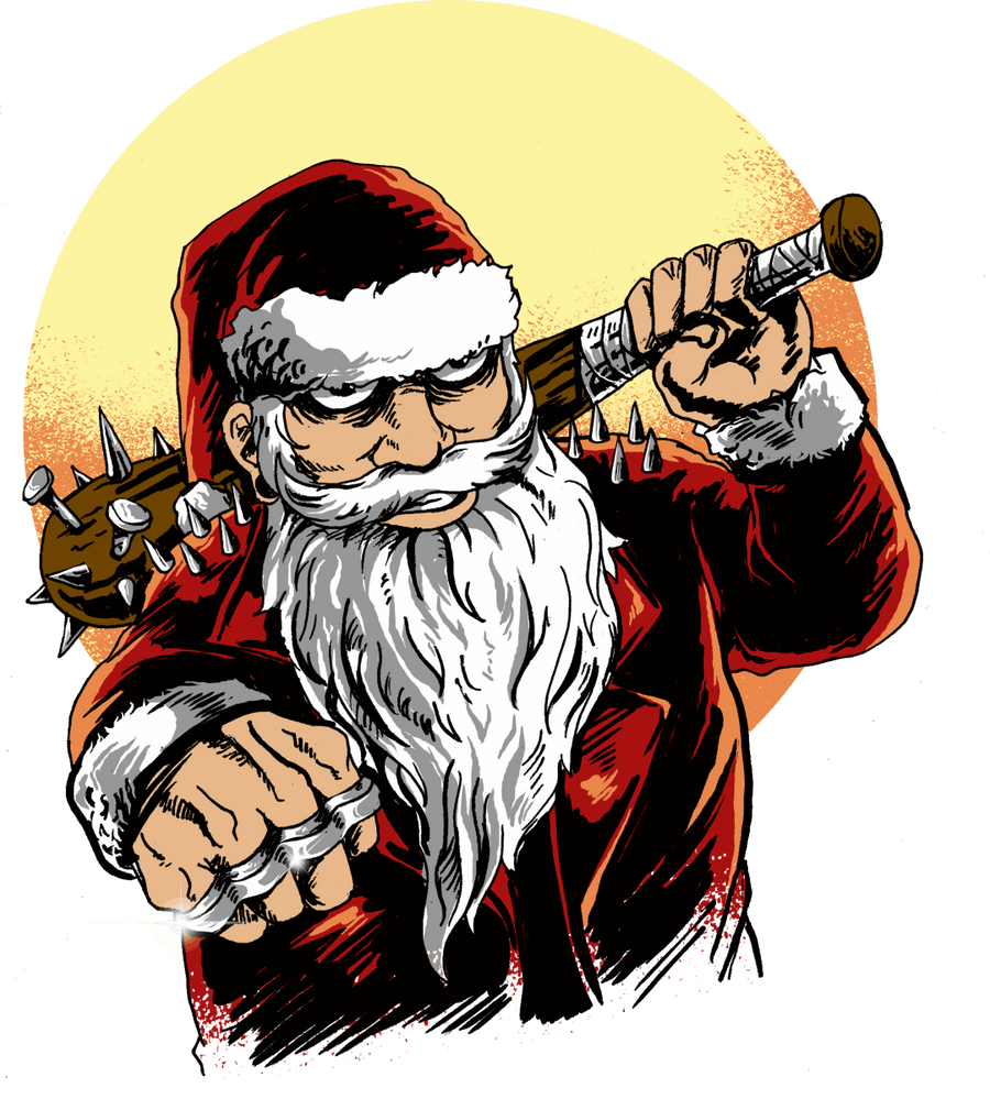 BAD SANTA - Ready To Press DTF Transfer - Buy Bulk DTF