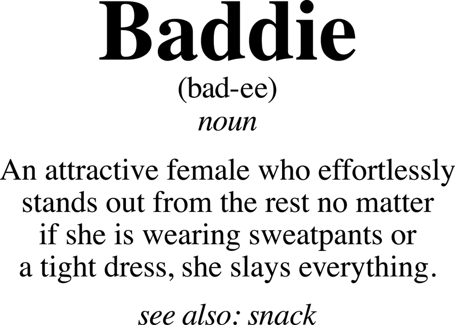 Baddie Definition - Ready To Press DTF Transfer - Buy Bulk DTF