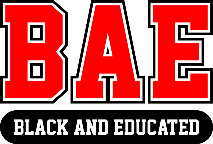 BAE BLACK AND EDUCATED RED Ready To Press DTF Transfer - Buy Bulk DTF