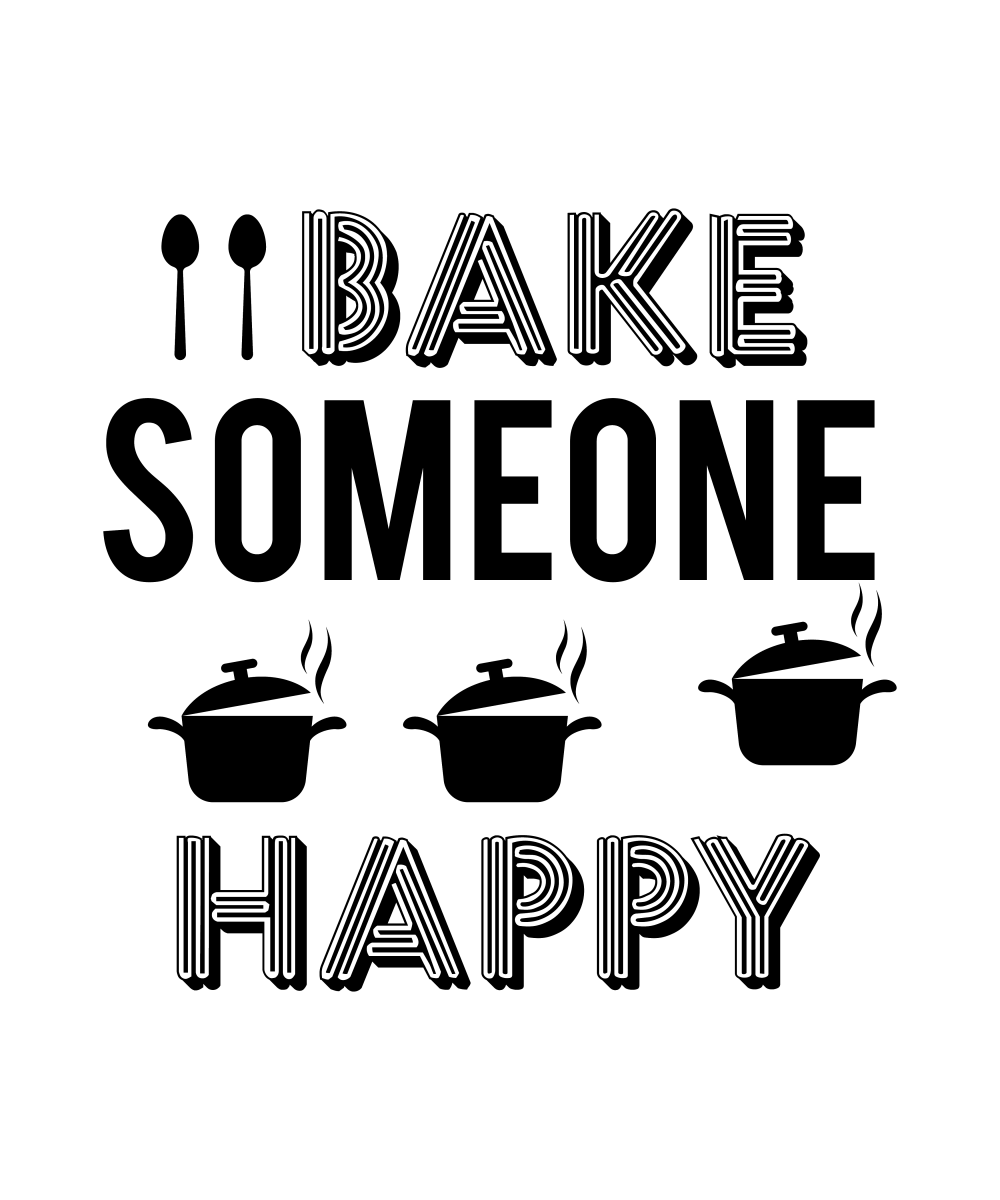 Bake Someone Happy Ready To Press DTF Transfer - Buy Bulk DTF