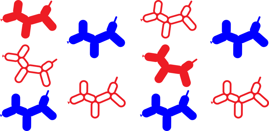 Ballon Dog UV DTF Libbey Glass Wrap - Buy Bulk DTF