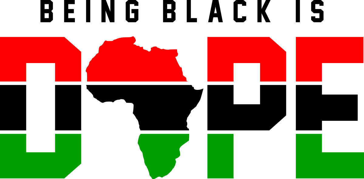 BEING BLACK IS DOPE AFRICA Continent Ready To Press DTF Transfer - Buy Bulk DTF