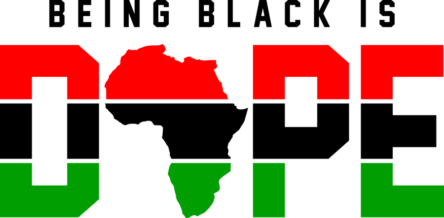 BEING BLACK IS DOPE AFRICA Continent Ready To Press DTF Transfer - Buy Bulk DTF