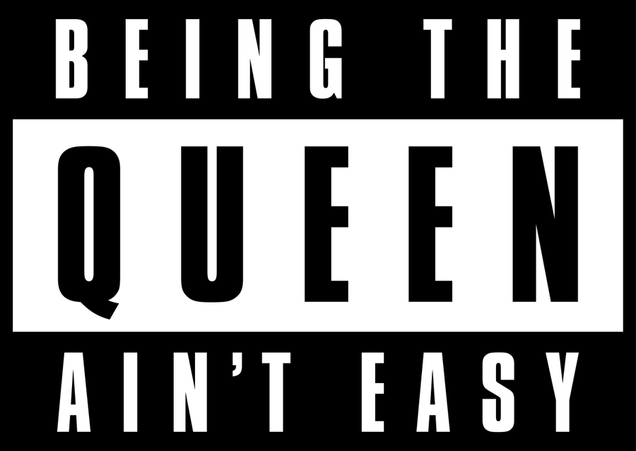 BEING THE QUEEN AINT EASY Ready To Press DTF Transfer - Buy Bulk DTF