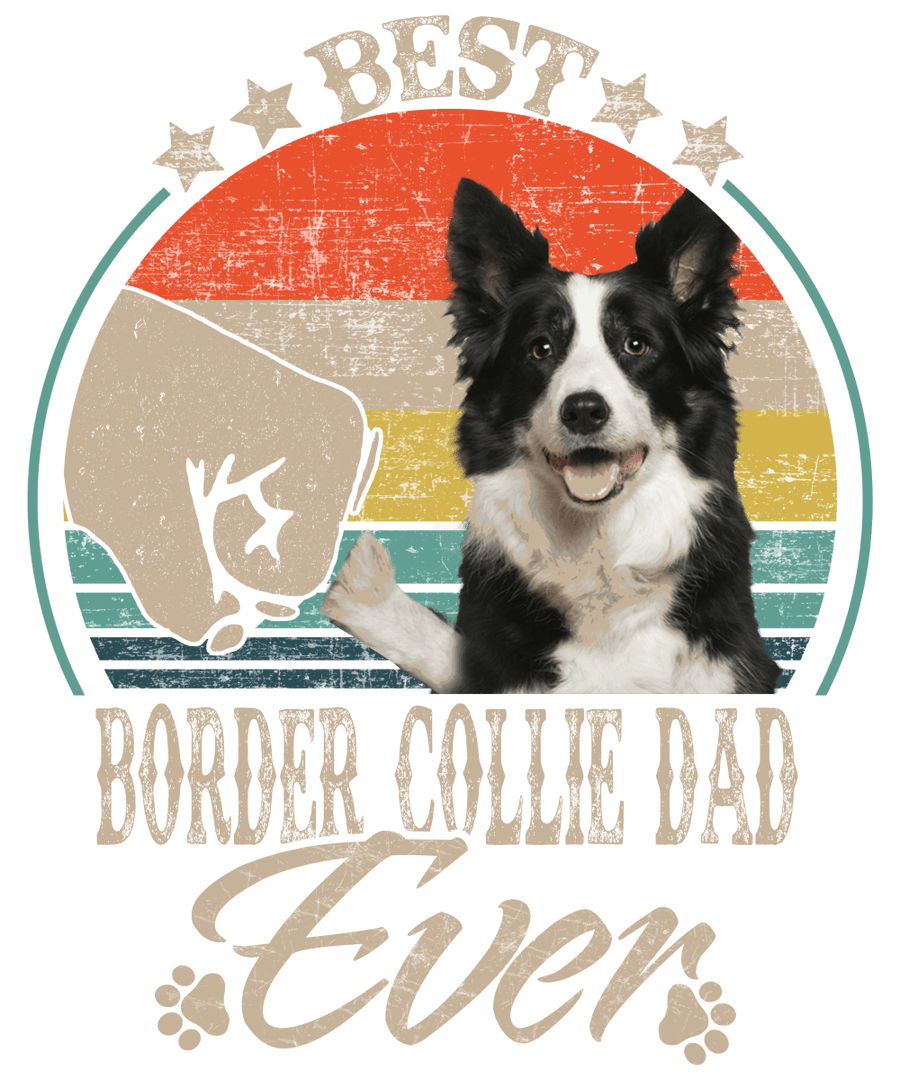 Best Border Collie Dad Ready To Press DTF Transfer - Buy Bulk DTF