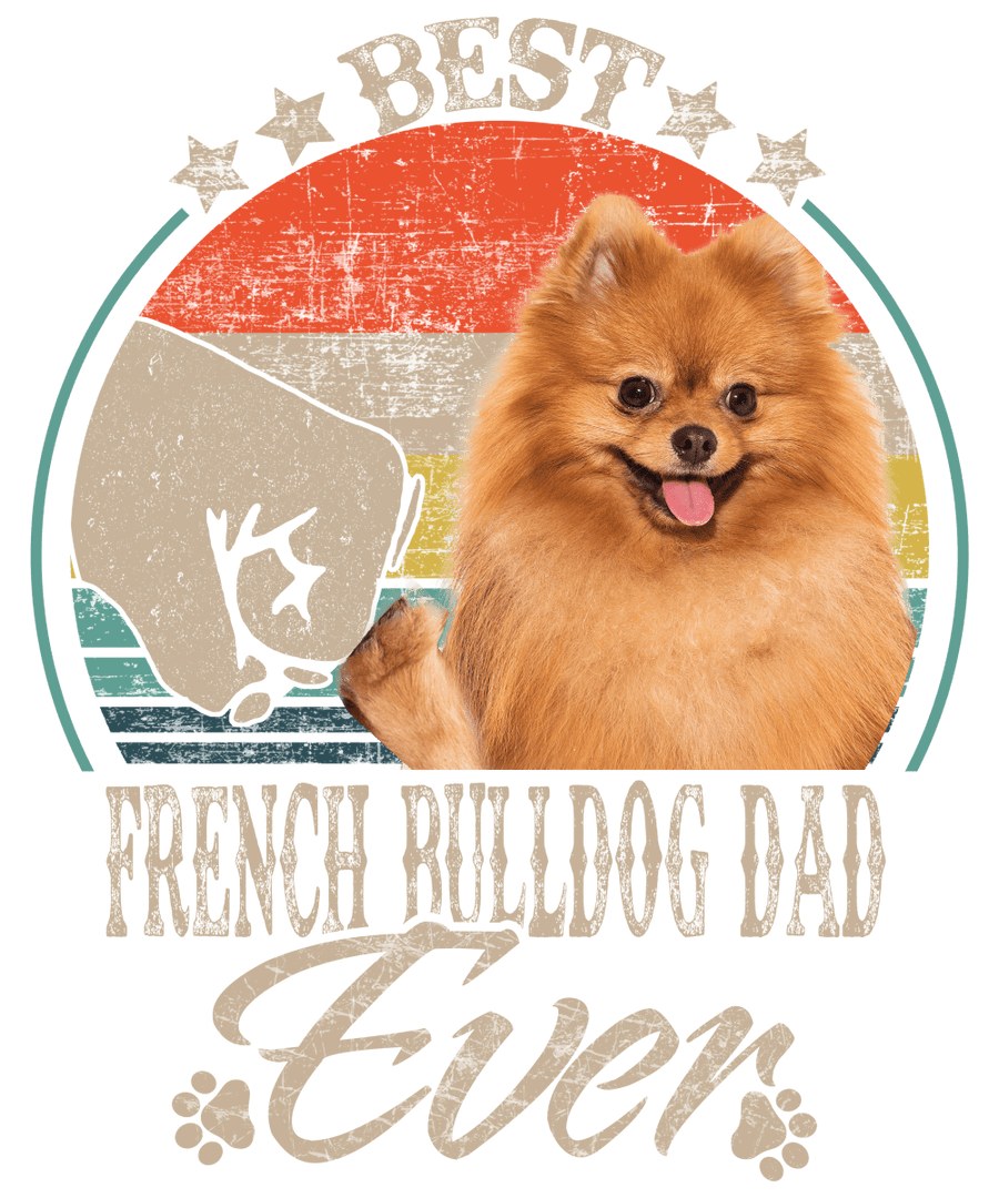 Best Pomeranian Dad Ready To Press DTF Transfer - Buy Bulk DTF
