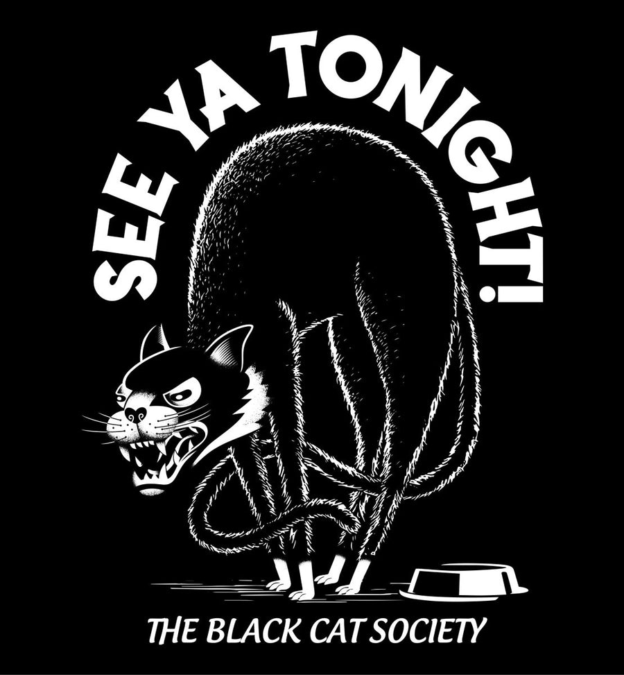 BLACK CAT SOCIETY - Ready To Press DTF Transfer - Buy Bulk DTF