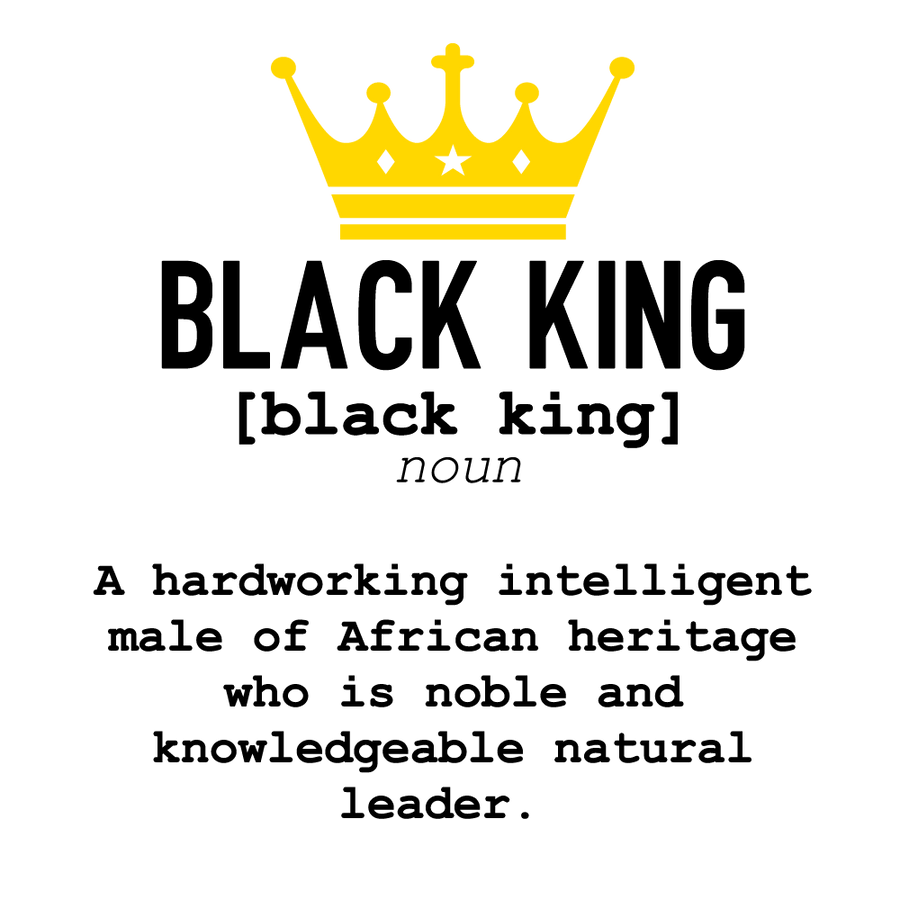 Black Definition King V. 2 Ready To Press DTF Transfer - Buy Bulk DTF