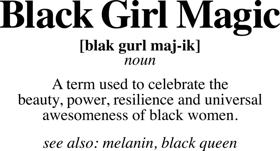 BLACK GIRL MAGIC DEFINITION Ready To Press DTF Transfer - Buy Bulk DTF