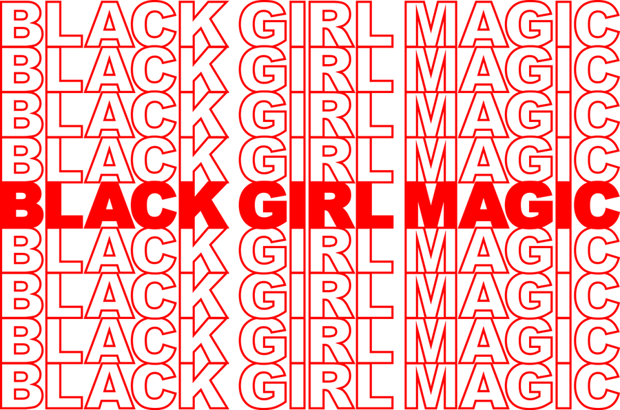 BLACK GIRL MAGIC Ready To Press DTF Transfer - Buy Bulk DTF