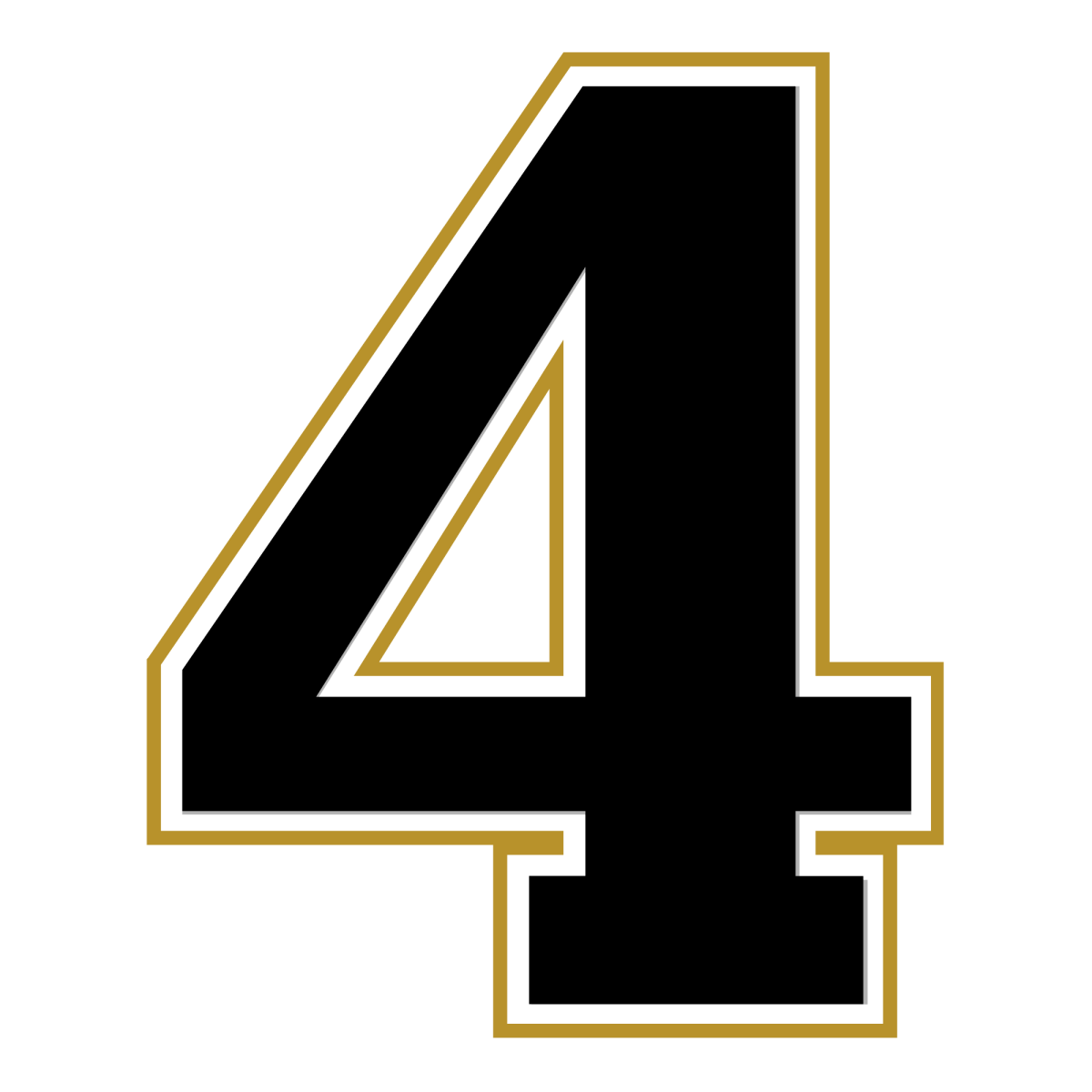 Black Gold - 4 Ready To Press DTF Transfer - Buy Bulk DTF