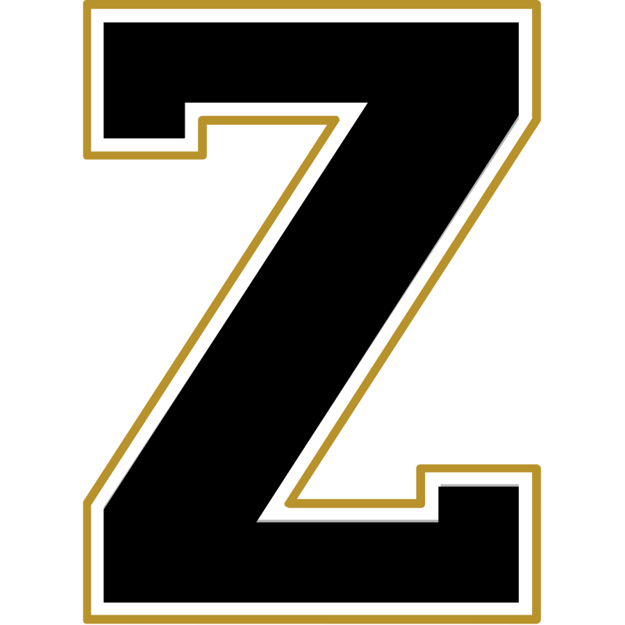 Black Gold Letter Z - Ready To Press DTF Transfer - Buy Bulk DTF