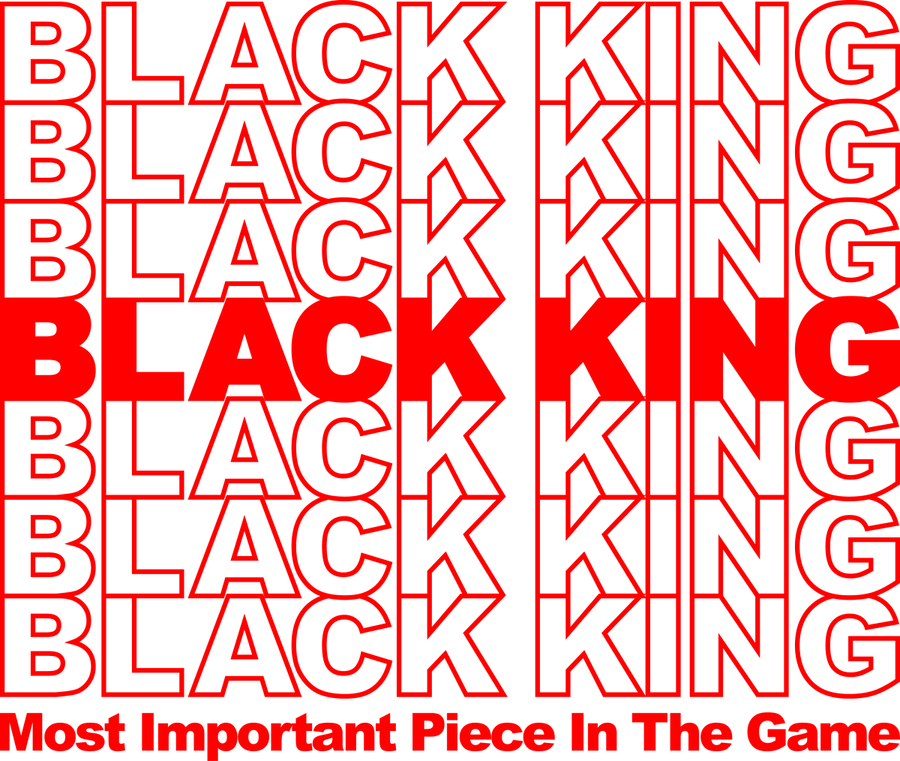 BLACK KING - 4 Ready To Press DTF Transfer - Buy Bulk DTF
