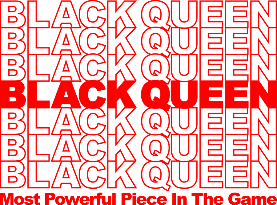 BLACK QUEEN - 3 Ready To Press DTF Transfer - Buy Bulk DTF