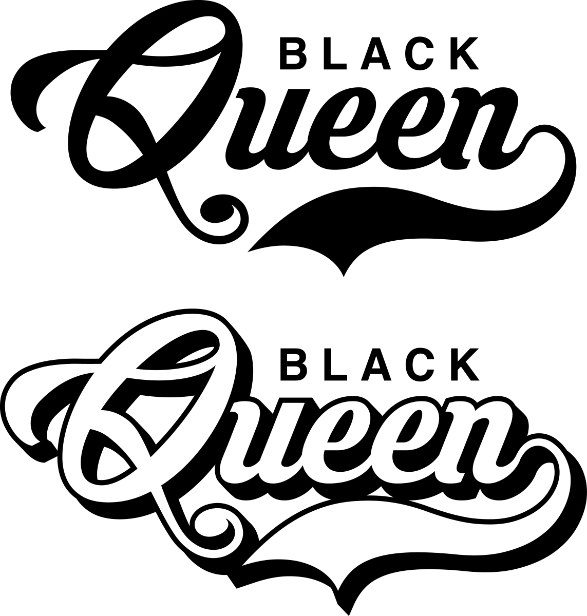 BLACK QUEEN Ready To Press DTF Transfer - Buy Bulk DTF