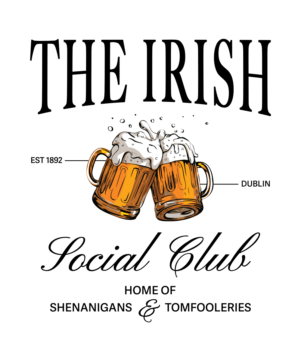 Black The Irish - Ready To Press DTF Transfers - Buy Bulk DTF