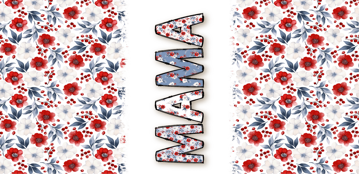 Blooming Love Collection - UV DTF Libbey Glass Wrap - Buy Bulk DTF