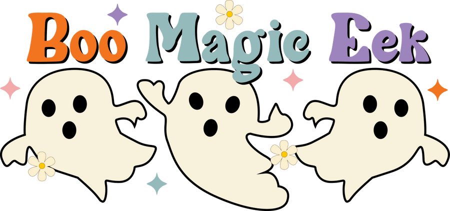 Boo Magic Eek Ready To Press DTF Transfer - Buy Bulk DTF