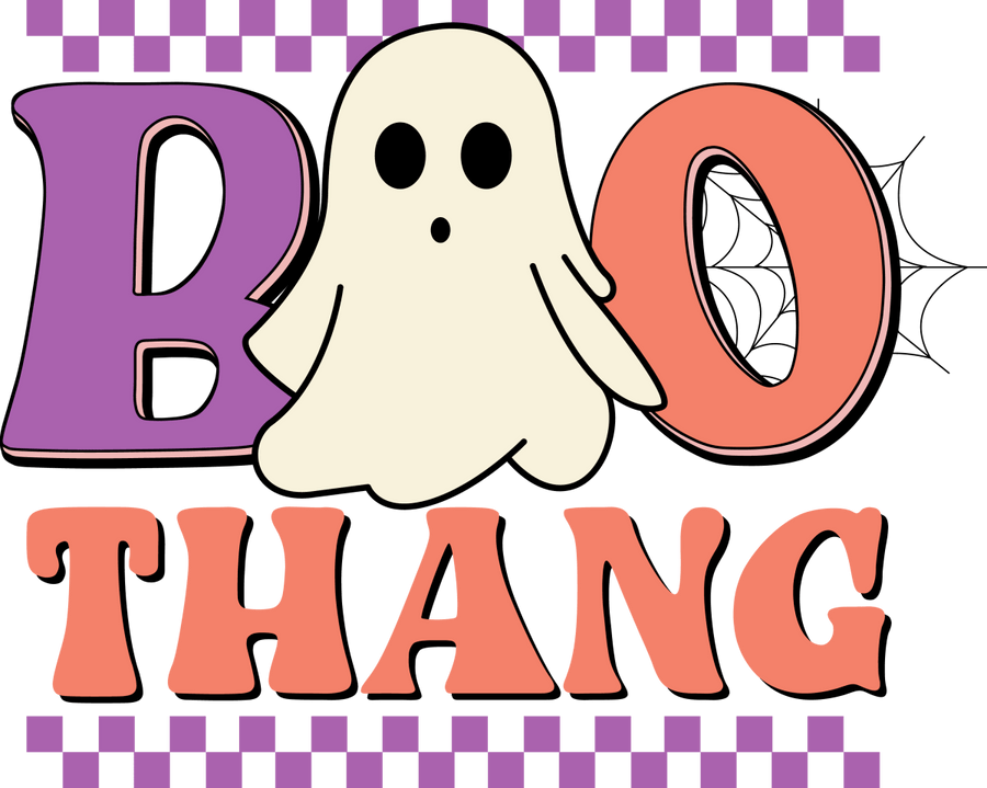 Boo Thang Ghost Ready To Press DTF Transfer - Buy Bulk DTF