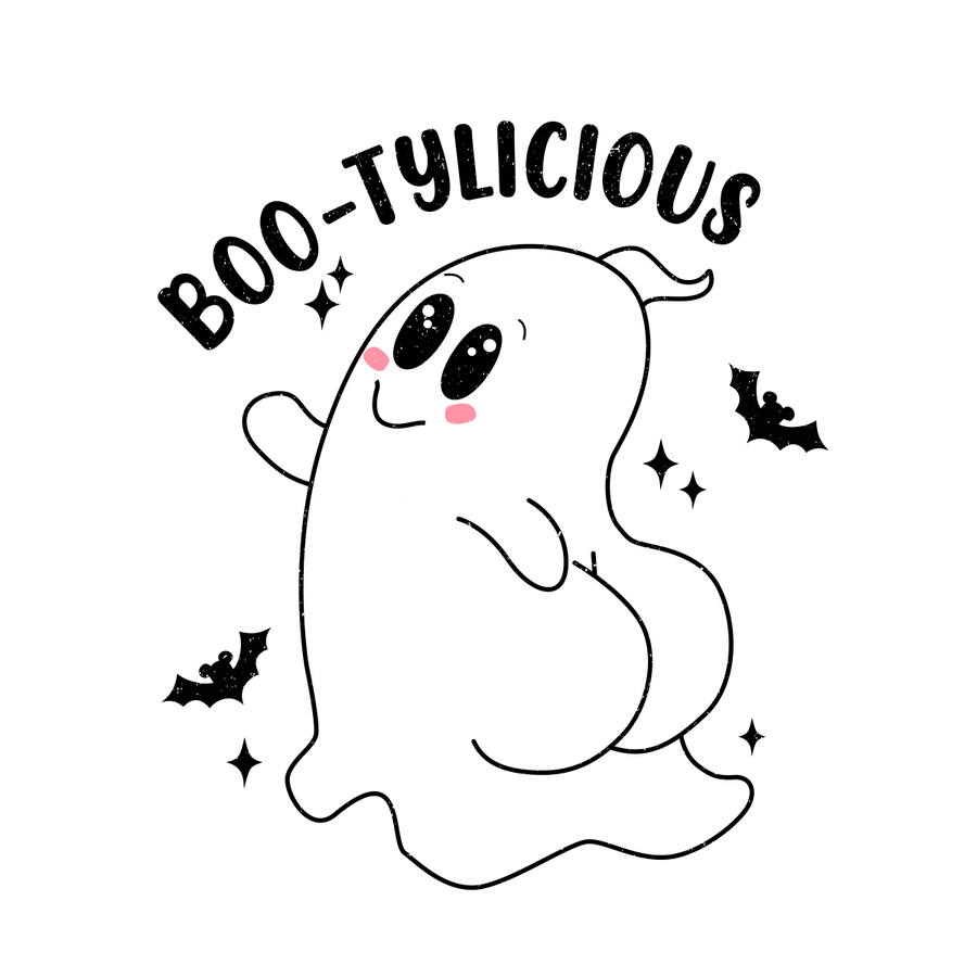 Boo - Tylicious - Ready To Press DTF Transfers - Buy Bulk DTF