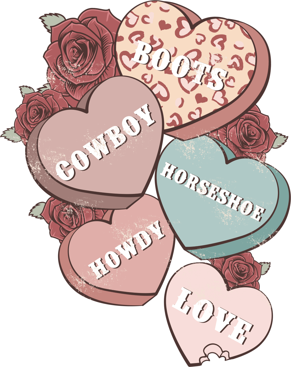 Boots Cowboy Horseshoe Howdy Love Ready To Press DTF Transfer - Buy Bulk DTF