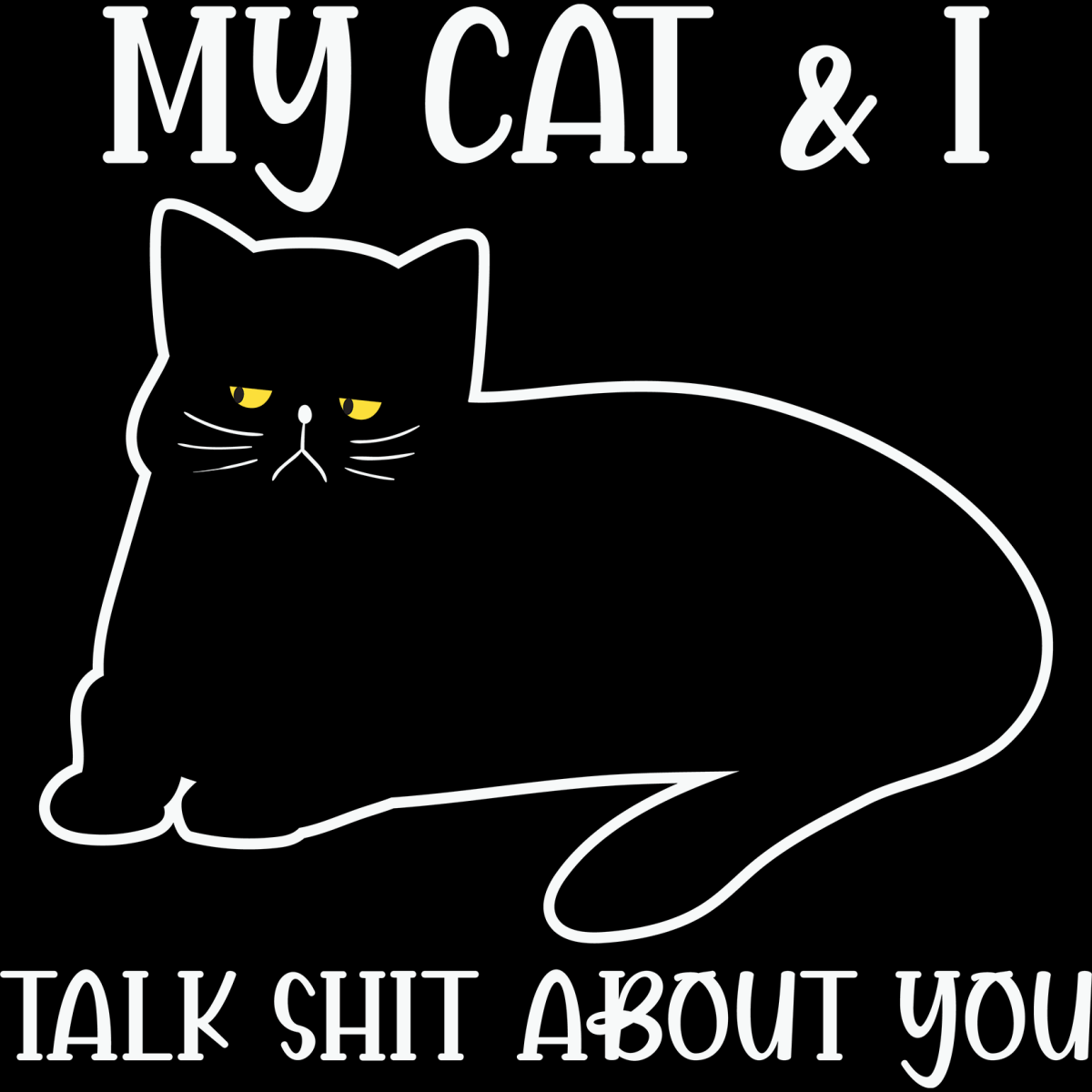 Bowcys Cat Cozy Cat - Ready To Press DTF Transfers - Buy Bulk DTF