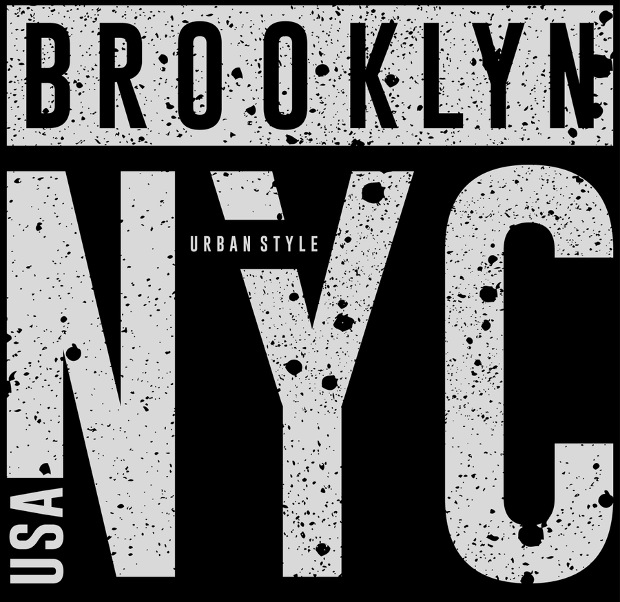 Brooklyn NYC - USA - Ready To Press DTF Transfer - Buy Bulk DTF