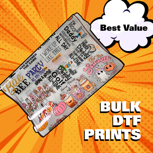 BULK Sizes- Upload DTF Print-Ready File