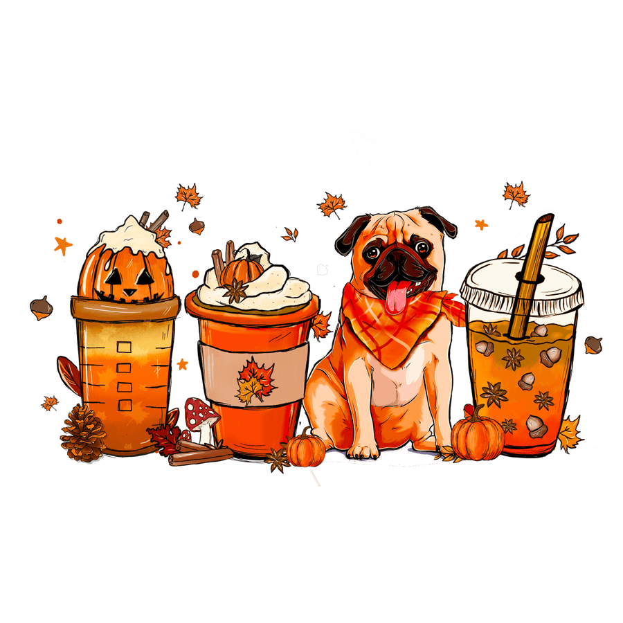 Bull Dog Coffee Mug - Ready To Press DTF Transfers - Buy Bulk DTF