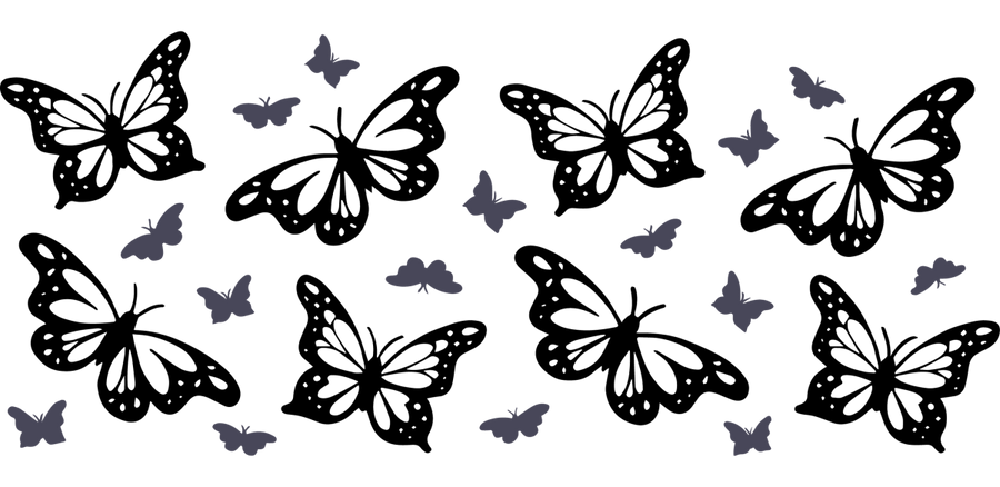 Butterfly UV DTF Libbey Glass Wrap - Buy Bulk DTF