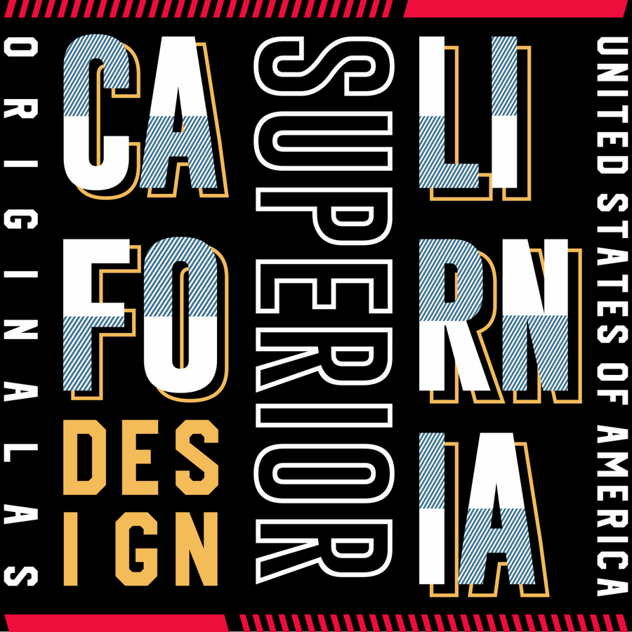 California Superior Design - Ready To Press DTF Transfer - Buy Bulk DTF